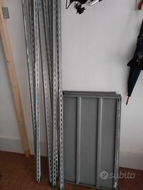 Scaffale zincato