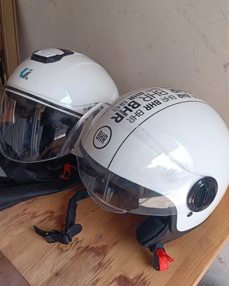 coppia di caschi moto/scooter 