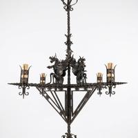 Antico Lampadario in Ferro
