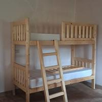 Letto A Castello Legno