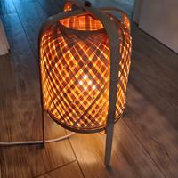 lampada ikea in bambù