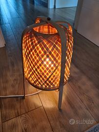 lampada ikea in bambù