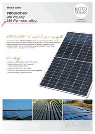 Moduli fotovoltaici 335w x revamping - MADE IN EU