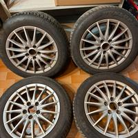 Cerchi Alfa romeo più pneumatici invernali Dunlop