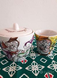 Zuccheriera e tazzina caffè Egan 7 Nani Disney