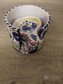 Maioliche Deruta posacenere o posaoggetti