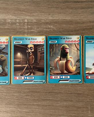 Lotto 4 carte Skifidol