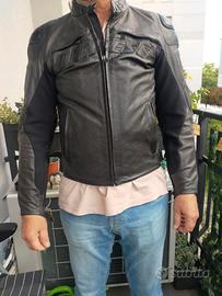Giubbotto pelle nero Dainese