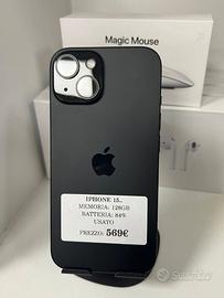 iPhone 15 | 128GB | 84% | Garanzia 1 anno