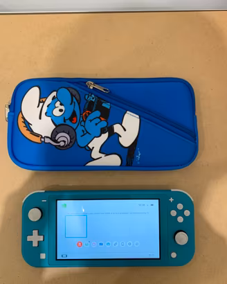 Nintendo Switch lite turchese + custodia