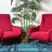 Poltrone LADY Vinaccia Anni 50 MARCO ZANUSO