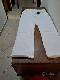 Jeans a sigaretta panna