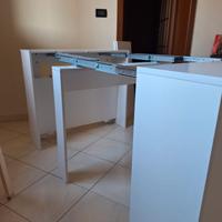 tavolo allungabile bianco