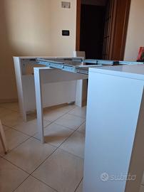 tavolo allungabile bianco
