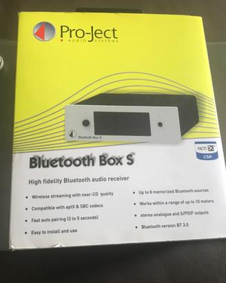 Ricevitore Audio Hi-Fi Pro-Ject Bluetooth Box S