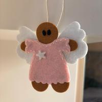 Omino di pan di zenzero in feltro