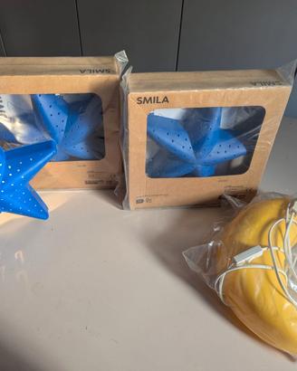 Ikea SMILA lampade da parete: stelle e luna