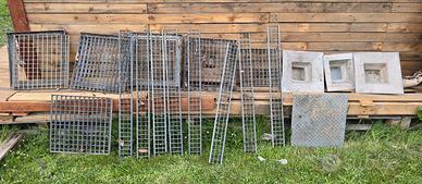 Grigliati zincati + caditoie  + chiusin