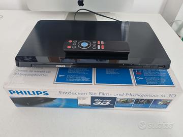 lettore DVD Philips Bluray 3D +scatola telecomando