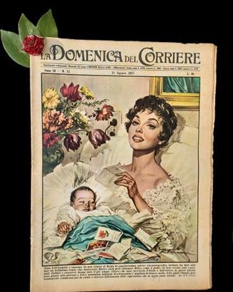 La Domenica del Corriere 11 agosto 1957 Comici