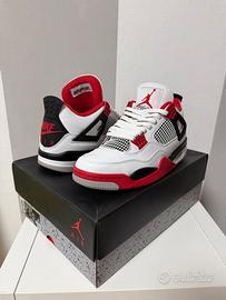 Jordan 4 retro “ fire red “ size eu 43