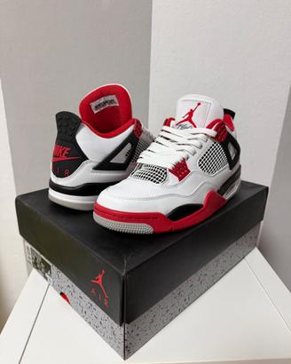 Jordan 4 retro “ fire red “ size eu 43