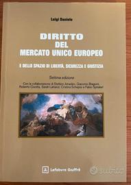 Libro universitario " Diritto del mercato unico Eu
