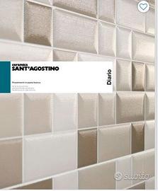 Piastrella 20x50,2 Diario Trapunta Mix Rosa Sant'