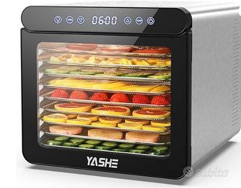 YASHE Essiccatore 800w 9 Vassoi fino 75°C timer