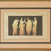 Incisioni di antichi vasi greci (II) - XIX secolo