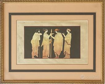 Incisioni di antichi vasi greci (II) - XIX secolo