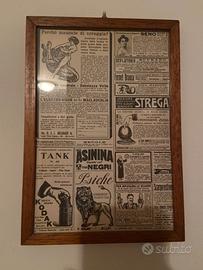 Inserzioni Pubblicitarie Primi '900 Milano