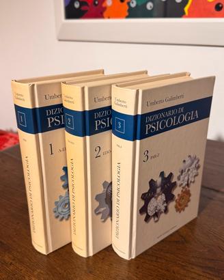 Dizionario di Psicologia Galimberti 3 volumi