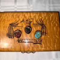 scatola in legno vintage