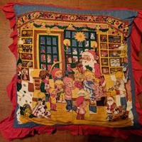 Cuscino natalizio rosso - Misure 35x35x8 cm
