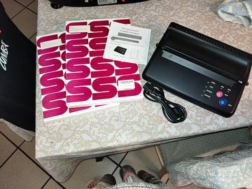 Stampante x tatuaggi+2 pacchi carta trasferibile