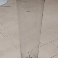Vaso in vetro trasparente