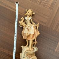 Statuina presepe vintage dipinta mano Fontanini