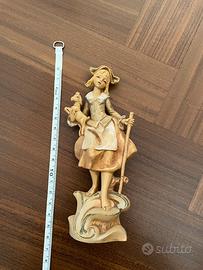 Statuina presepe vintage dipinta mano Fontanini