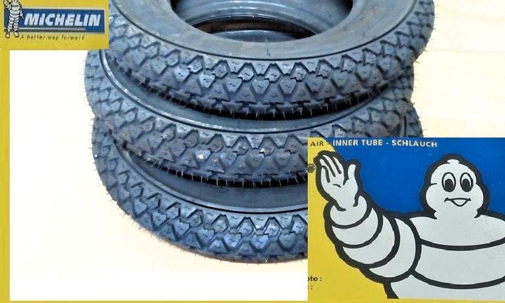 3 Gomme Michelin S83 2.75-9 3.50/8 3.00/10 3.50/10