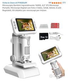Microscopio Bambini 1600X Digitale