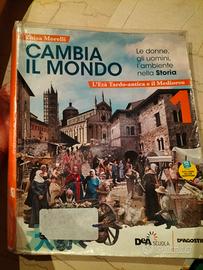 libro storia Cambia il mondo 1