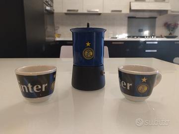 Moka Caffettiera Inter 2 persone 2 tazzine Nuova
