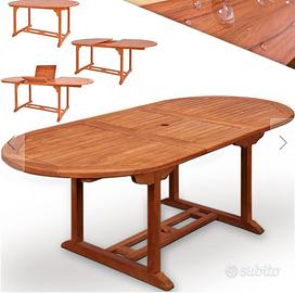 Tavolo da giardino nuovo imballato