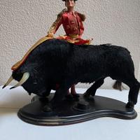Toro con torero vintage
