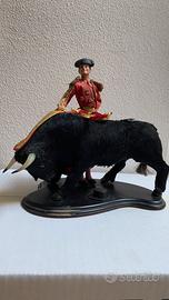 Toro con torero vintage