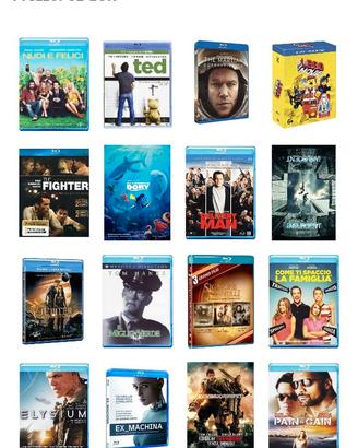 Box Blu-ray misti #2 - 16 DVD/Blu-ray originali