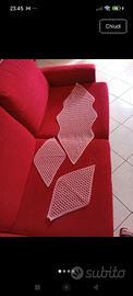 set 3 pezzi all uncinetto 