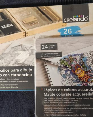 Set carboncino / Matite acquarellabili