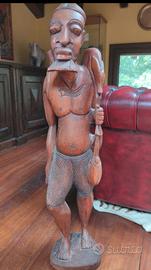 scultura legno massiccio 
